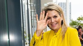 Máxima de los Países Bajos es la reina de los colores más intensos. Foto: Vanitatis