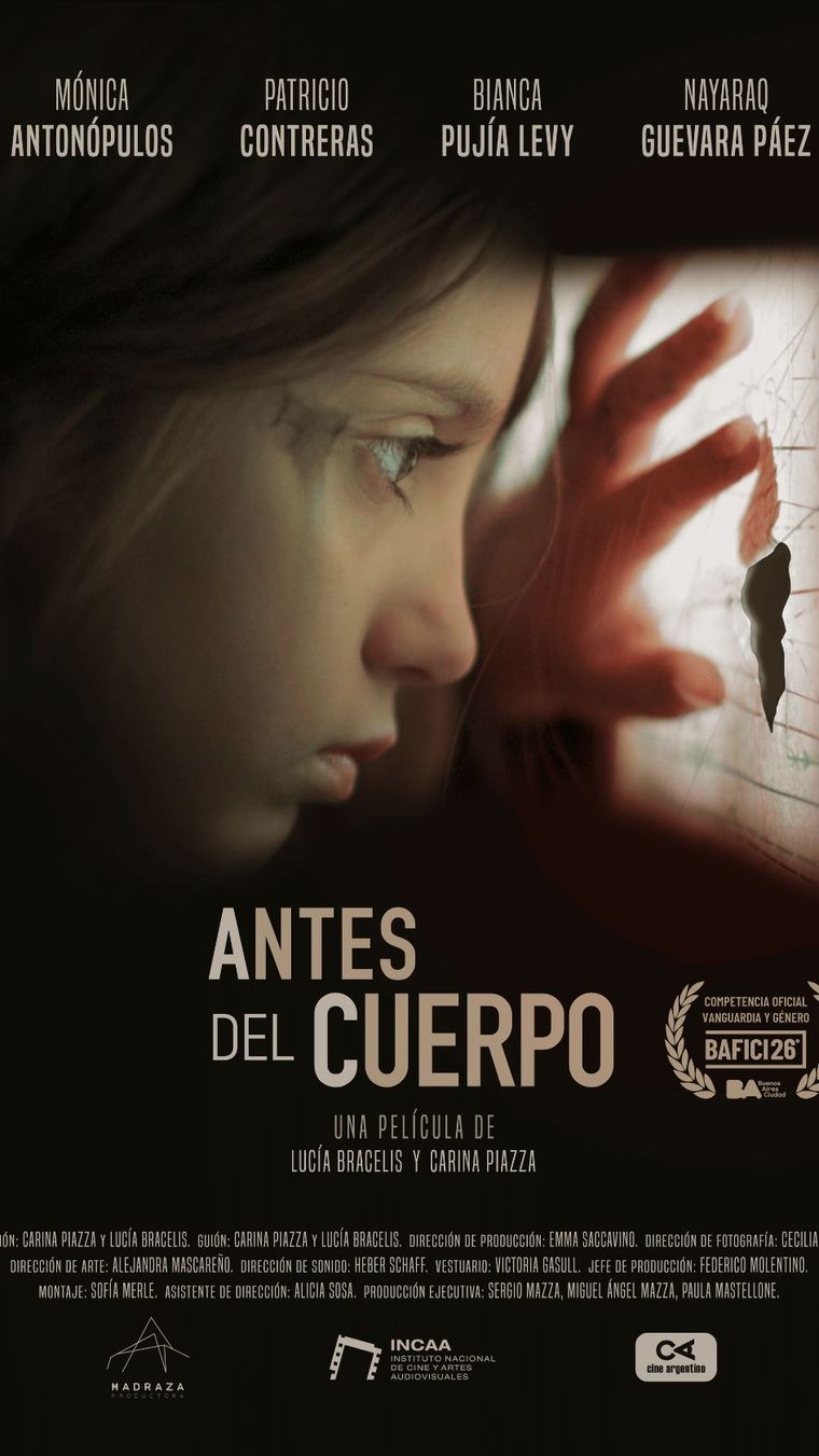 Póster de Antes del cuerpo. Póster de Antes del cuerpo.