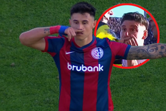El paraguayo realizó un polémico festejo tras el agónico empate. El paraguayo realizó un polémico festejo tras el agónico empate.