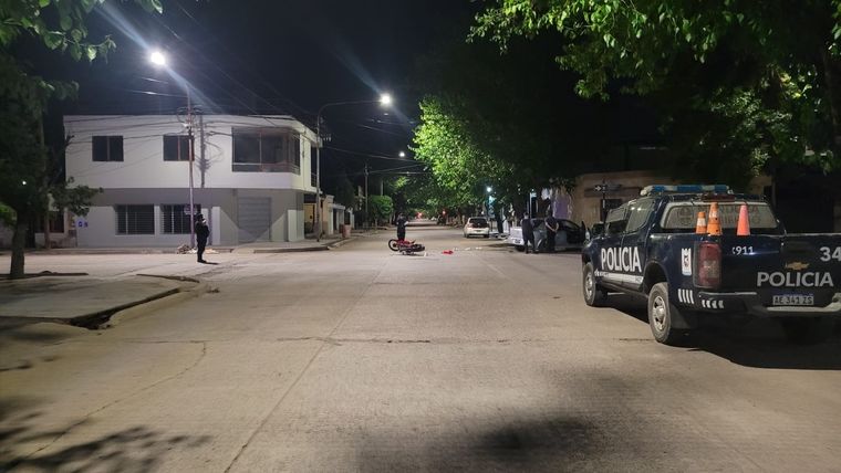 La escena tras el accidente. Foto: gentileza.