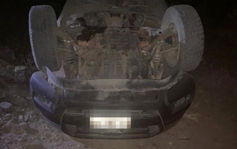 El rodado sufrió un vuelco sobre la Ruta Provincial N° 75 Foto: Argentina.gob.ar