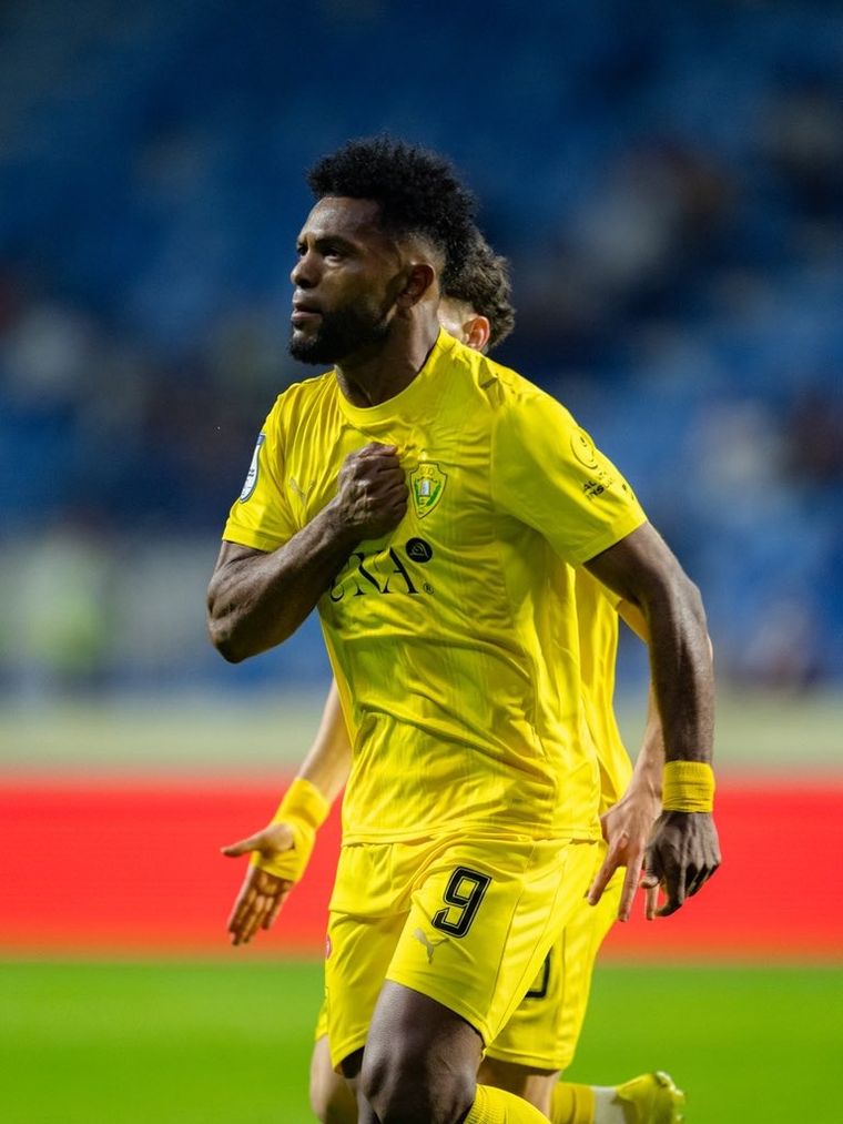 Miguel Ángel Borja tuvo su estreno en el Al-Wasl tras su salida de River.