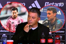 Gallardo fue indagado sobre lo sucedido con Messi con la Selección y el Inter Miami.
