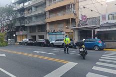 El tránsito en la avenida sigue interrumpido Foto: X @HugoPalamara