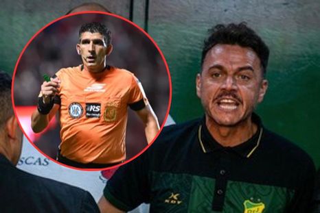 Mariano Soso, técnico de Defensa y Justicia, apuntó de lleno contra Merlos luego de que el Halcón perdiera el invicto en Córdoba. Mariano Soso, técnico de Defensa y Justicia, apuntó de lleno contra Merlos luego de que el Halcón perdiera el invicto en Córdoba.