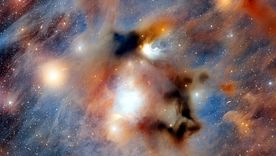 Imagen de la nube molecular oscura Camaleón I, que podría alojar vida extraterrestre. Foto DPA 