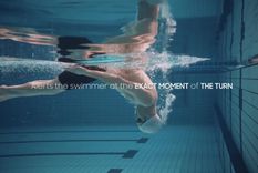 gorro de natacion que ayuda a los nadadores no videntes