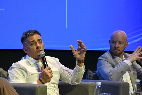 Marcos Calvente, intendente de Guaymallén, durante el V Congreso Internacional del Agua para el Futuro. Marcos Calvente, intendente de Guaymallén, durante el V Congreso Internacional del Agua para el Futuro.