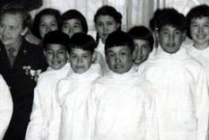 Niños esquimales de Groenlandia.