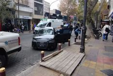 La zona de la Galería Tonsa Foto: Ministerio de Seguridad
