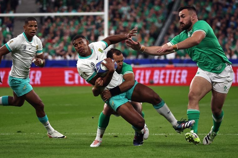Irlanda obtuvo un triunfazo en el Mundial de Rugby. Foto: EFE