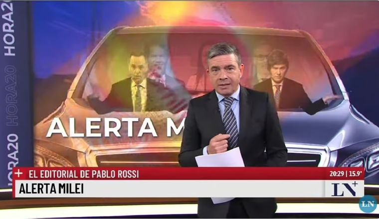 Hora 20, uno de los programas líder en el rating de las señales de noticias Foto: Captura de video LN+