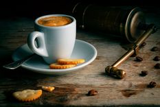 Las galletas de café acompañan muy bien a las bebidas calientes. Foto: Shutterstock