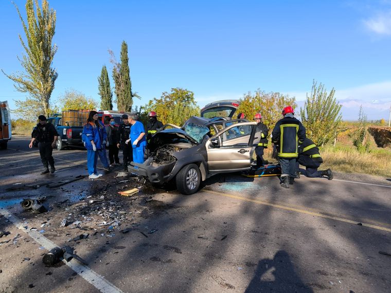 Saldo fatal para una mujer tuvo un siniestro registrado este jueves en Tupungato Foto: Gentileza