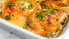 Eleva tu cocina: pollo a la mostaza y miel, la receta estrella Foto: La Opinión Austral