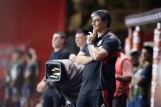 Matías Biscay habló en reemplazo de Gallardo, expulsado en la derrota de River ante Argentinos.