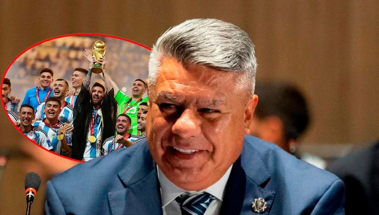 Claudio Tapia, presidente de la AFA y conductor de un fútbol argentino cada vez más lejos de la élite.
