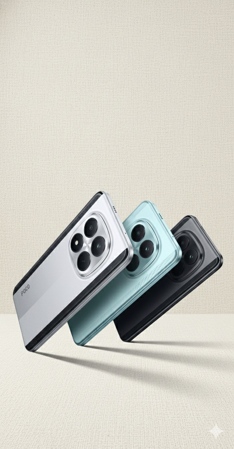 El módulo de cámaras traseras de POCO incluye un sensor principal de 50MP capaz de grabar video en resolución 4K. El módulo de cámaras traseras de POCO incluye un sensor principal de 50MP capaz de grabar video en resolución 4K.