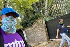 El gobernador Rodolfo Suarez y su hijo Facundo.