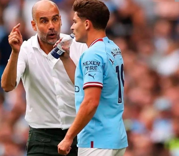 Pep llenó de elogios a Julián.