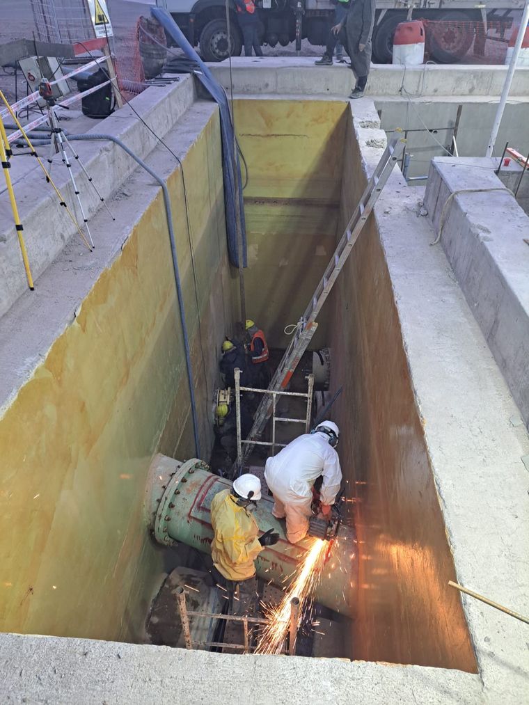 Aysam informó que, tras el corte de agua por los trabajos realizados, el servicio funciona al 100%.