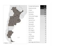 mapa del coronavirus: en tiempo real, provincia por provincia