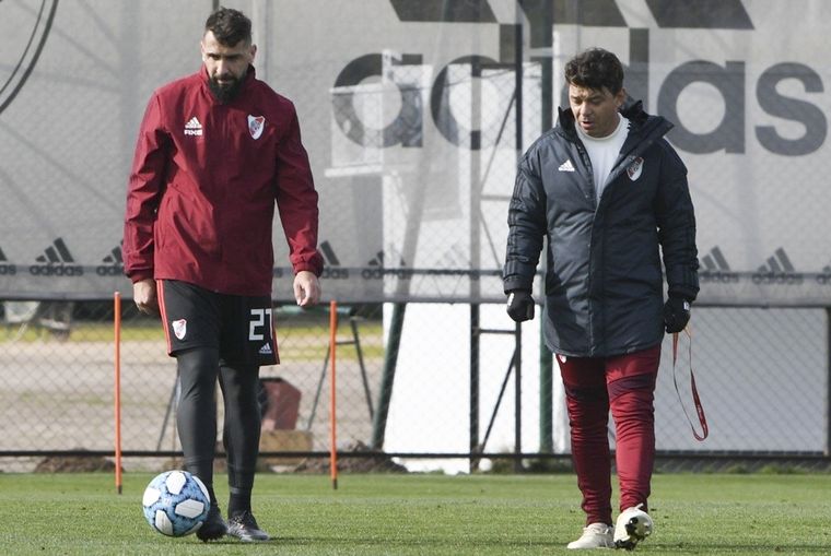 Gallardo y Pratto compartieron plantel en River. Foto: Noticias Argentinas