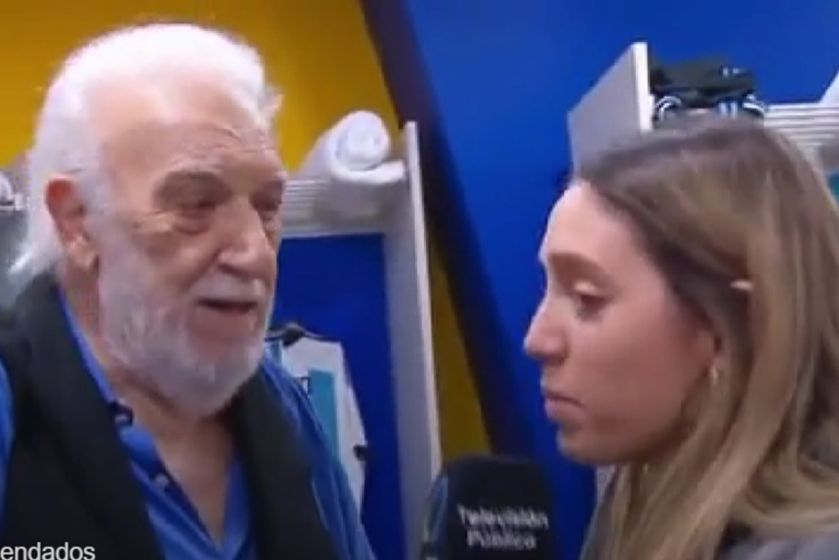 Sofía Martínez y un incómodo momento con el Coco Basile en la despedida de Riquelme