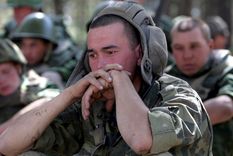 Un soldado de Rusia, durante la ocupación de Georgia, en 2008. Foto Efe