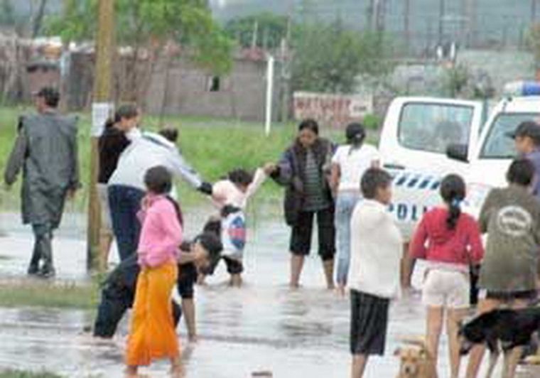 El desborde de los ríos provocó la tragedia en Salta. Foto: Nuevo diario de Salta