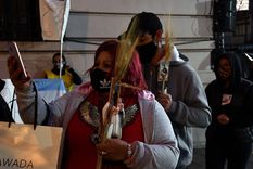 La tradicional misa en la Iglesia de San Cayetano en Liniers Foto: Télam