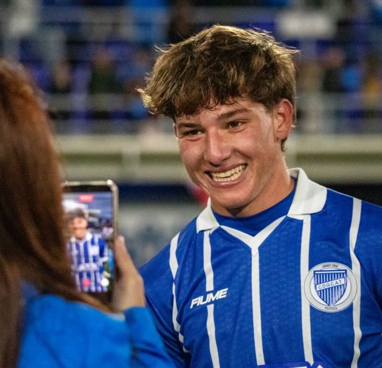 Antonio Guerrero, el joven de 18 años que fue una pieza clave en el triunfo de Godoy Cruz.