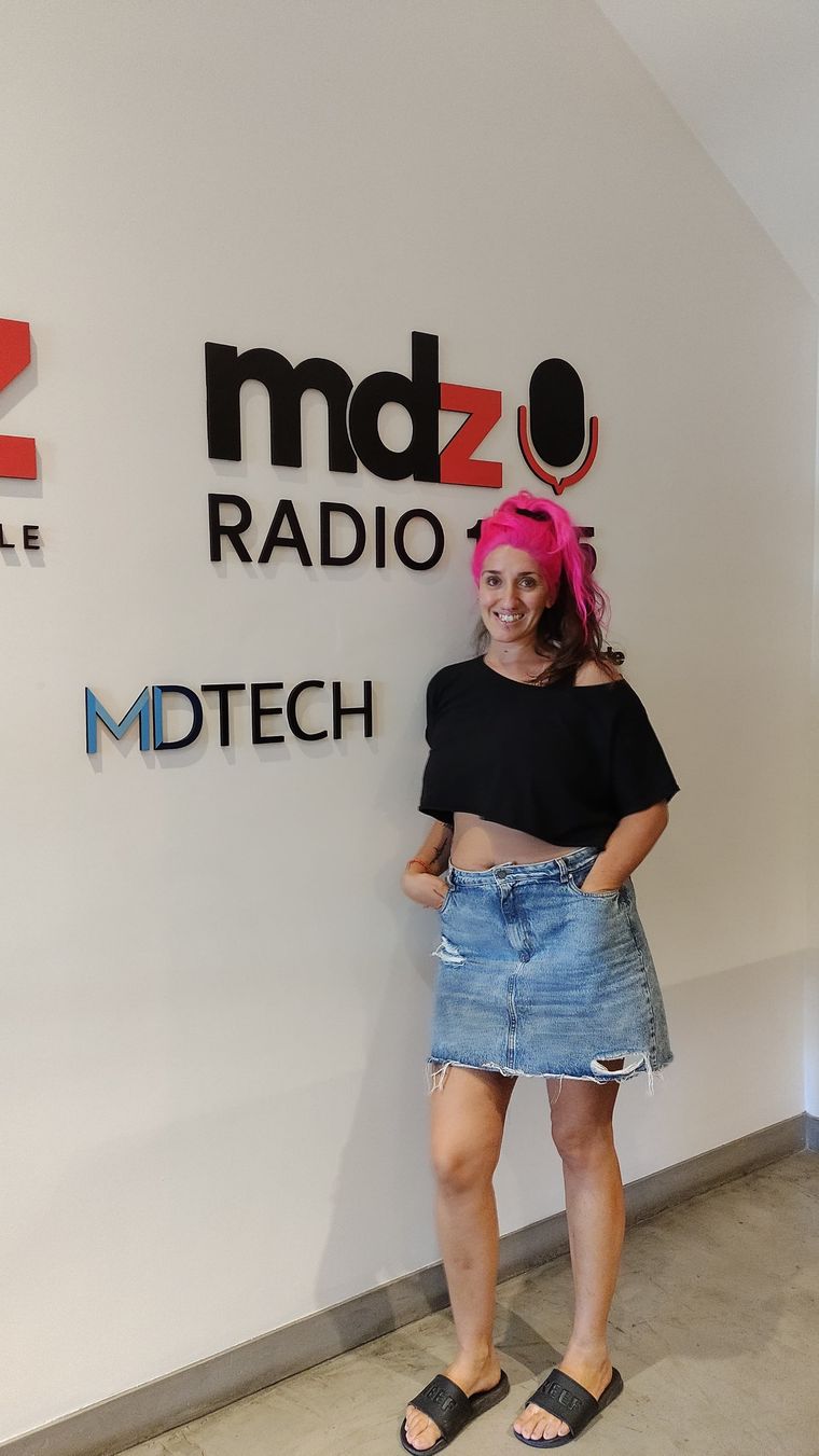 Virginia Bernard. Columna de humor Momento desubicado en Recalculando. Foto: MDZ Radio