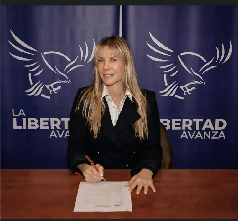 La exvedette es candidata a diputada nacional por la provincia de Buenos Aires. Foto: X @KarenReichardt1