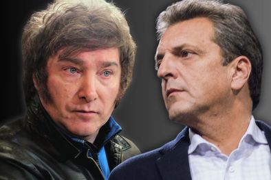 MDZol | ¿Quién cree será el próximo presidente? Un 47%  piensa que Sergio Massa mientras que el 46% cree que será Javier Milei.  Foto: Montaje Shutterstock y Canva