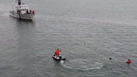 La Prefectura Naval Argentina despliega un gran operativo en Puerto Madryn.&nbsp;