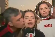 La periodista acosada por un hincha de Flamengo Jessica Dias fue besada en el cachete sin su consentimiento por un hincha en la previa del partido con Vélez.