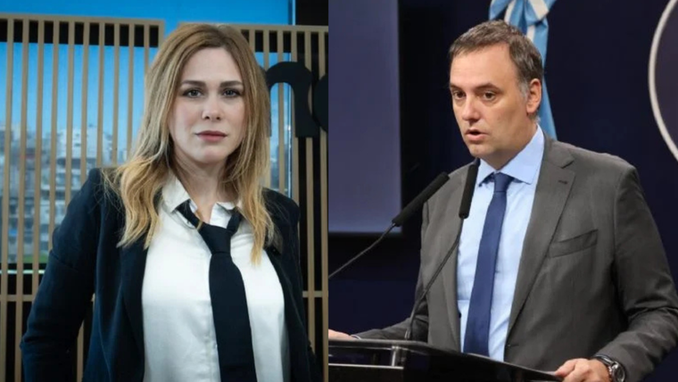 Lilia Lemoine y Manuel Adorni