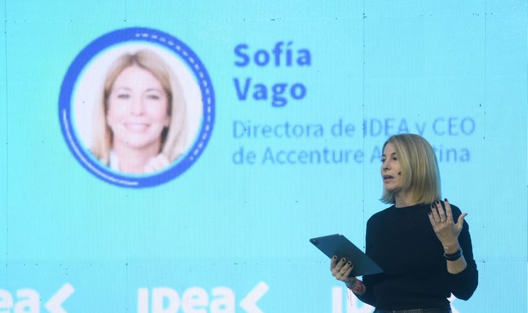 Sofía Vago, directora de IDEA y CEO de Accenture Argentina. Foto: Prensa IDEA