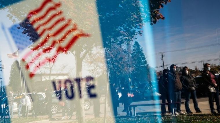 Hasta este lunes, 97 millones de estadounidenses habían ejercido su derecho al voto. Foto: GETTY IMAGES