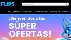 Portal web del markerplace Flips Portal web del markerplace Flips