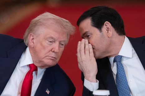 Donald Trump y su delfín, Marco Rubio, al frente de Estados Unidos. Foto Efe Donald Trump y su delfín, Marco Rubio, al frente de Estados Unidos. Foto Efe