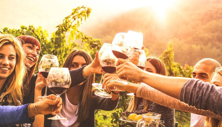 ¡Una copa de vino es buena! Foto: Gentileza