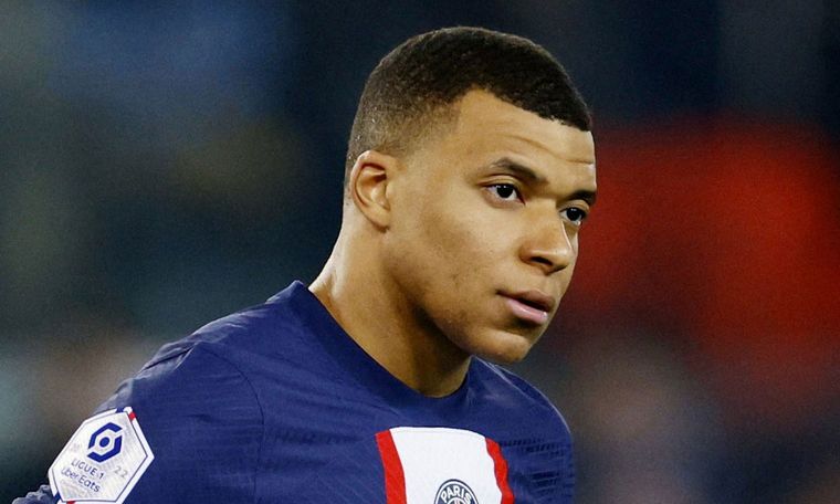 Kylian Mbappé mostró su desazón con el PSG. Foto: Noticias Argentinas