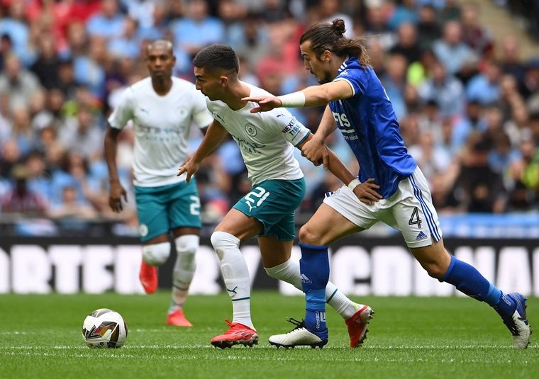 El City y el Leicester juegan en Wembley Foto: EFE