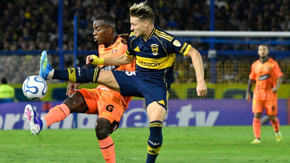En la previa del Superclásico, Boca ganó, gustó y goleó 3-0 a Barcelona de Ecuador por la Copa