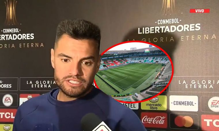 Romero se refirió al material del césped del Allianz Parque. Foto: MDZ