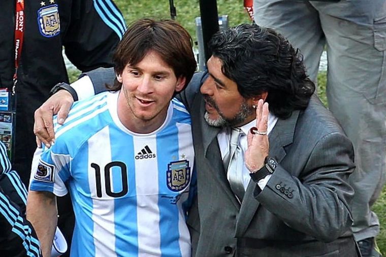 El debate eterno sobre Messi y Maradona sumó un nuevo capítulo.