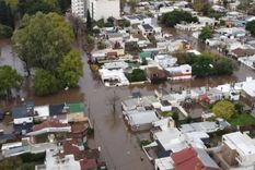 Las lluvias afectaron principalmente a la zona norte de la provincia de Buenos Aires Foto: X Las lluvias afectaron principalmente a la zona norte de la provincia de Buenos Aires Foto: X
