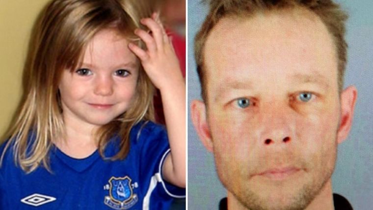 Madeleine y el acusado por el caso, el alemán Brueckner. Foto: LaVisión.